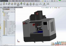 CX3D-SW-003哈斯数控车床三维模型